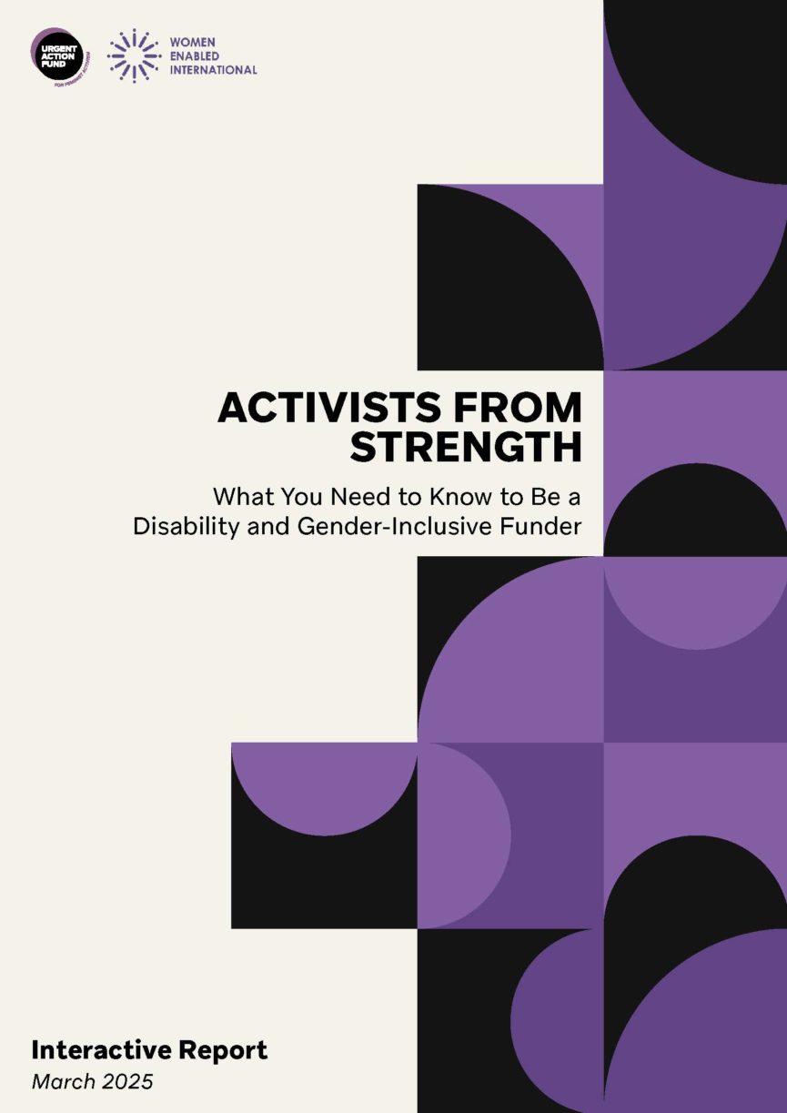 Activists From Strength report cover