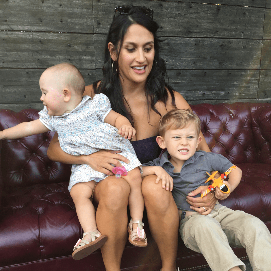 Photo of Noel Pacarro Brown and children
